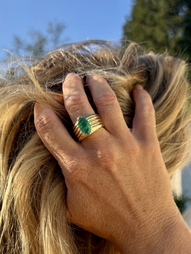 Bague émeraude